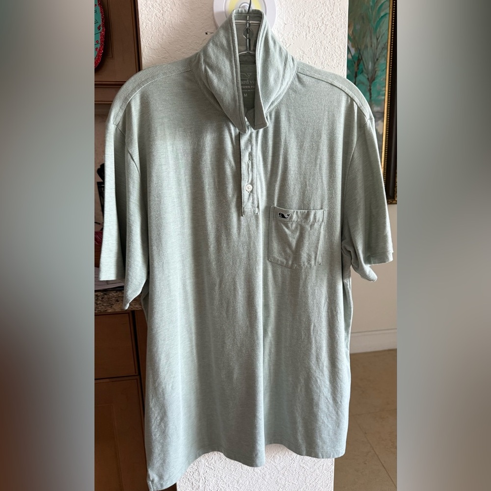 Vineyard Vines Green Polo Shirt Classic Style